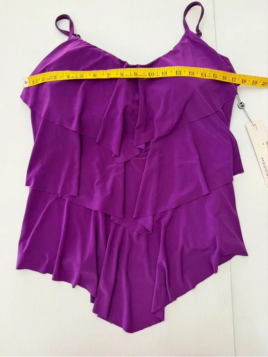 Magicsuit Purple Rita Tankini Swim Top - NWT - 16 - Picture 11 of 12